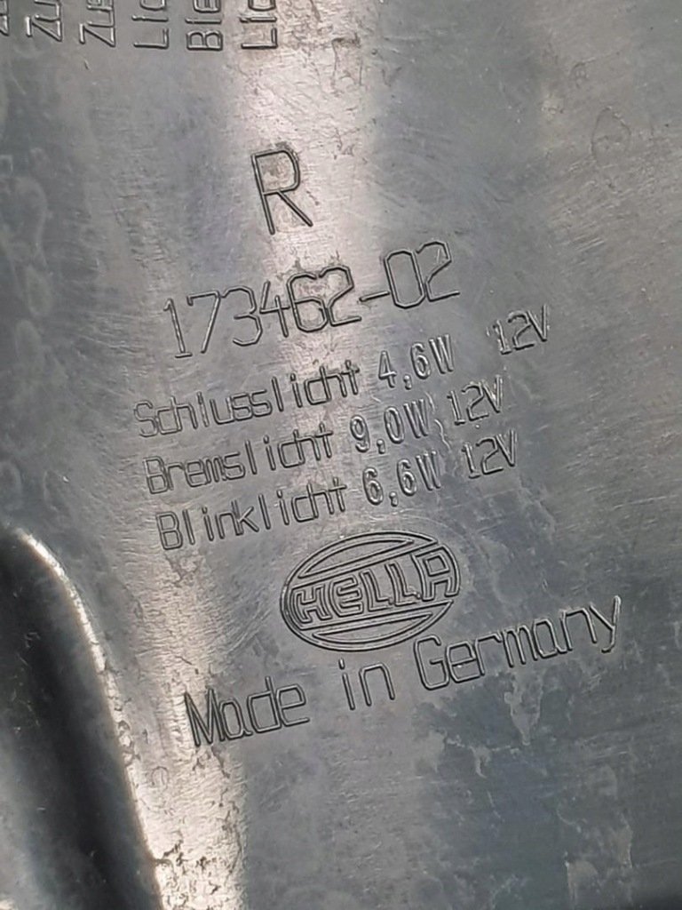 Фара праві задній задня bmw 5 f10 173462-02 європа Зі Шроту