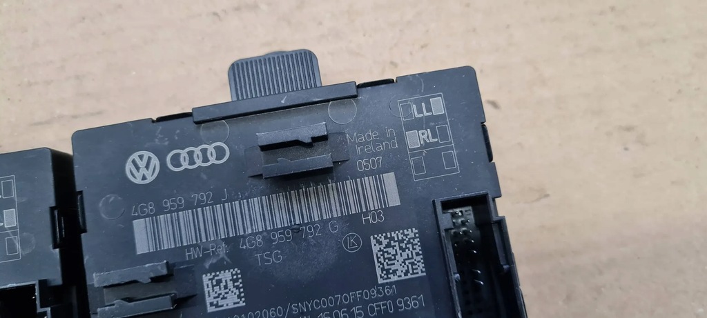 фото №7, A6 c7 4g lift модуль блок управления дверь левый правый складной зеркало a7 4g