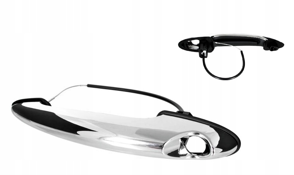 фото №1, Ручка перед ліва mini r50, r53 2001-2006 хром