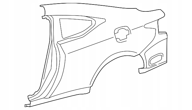 фото №1, Org!! крыло задний задняя левый lexus rc 2014-