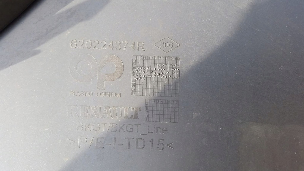 фото №11, Бампер nárazník перед передний renault megane iv gt-line 2019rok 620224374r