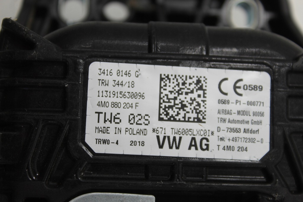 фото №14, Audi q7 4m приборная панель консоль подушки безопасности подушка безопасности