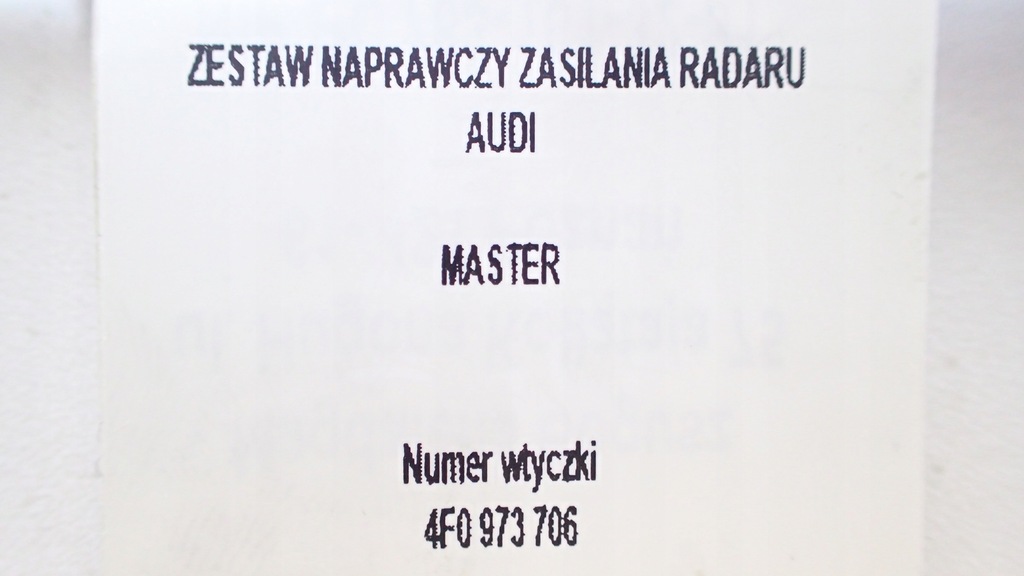 фото №6, Новий набір ремонтний master audi q8 4m8