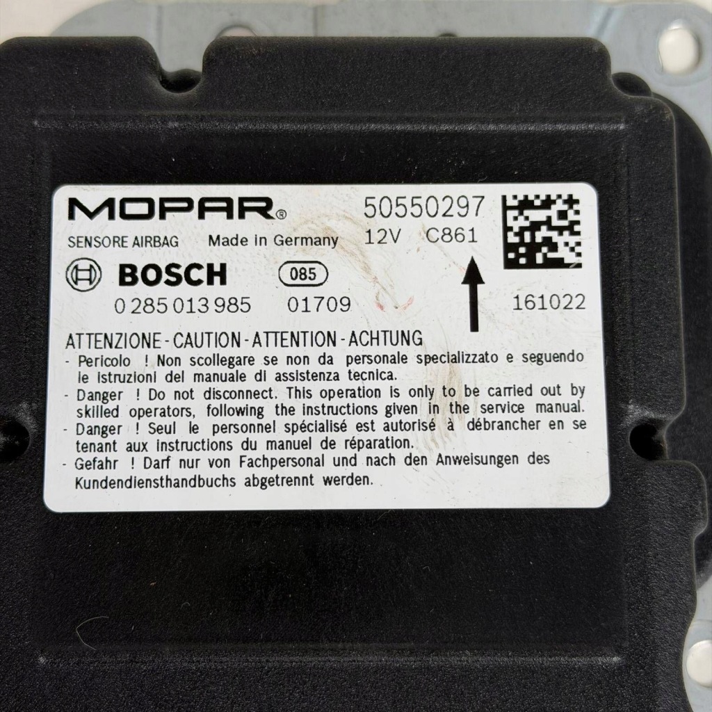 Alfa romeo giulia 16r модуль блок керування подушка безпеки подушок оригінальний номер 0285013985 Київ