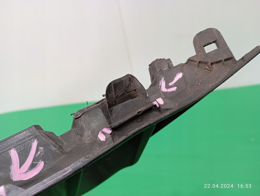 фото №10, Решітка радіатора решітка бампера нижня mitsubishi asx 2016 lift 6400a431