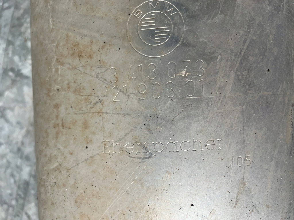 фото №9, Вихлоп кінцевий гасник середній труба bmw x3 e83 2.0 d m47 org kpl bdb