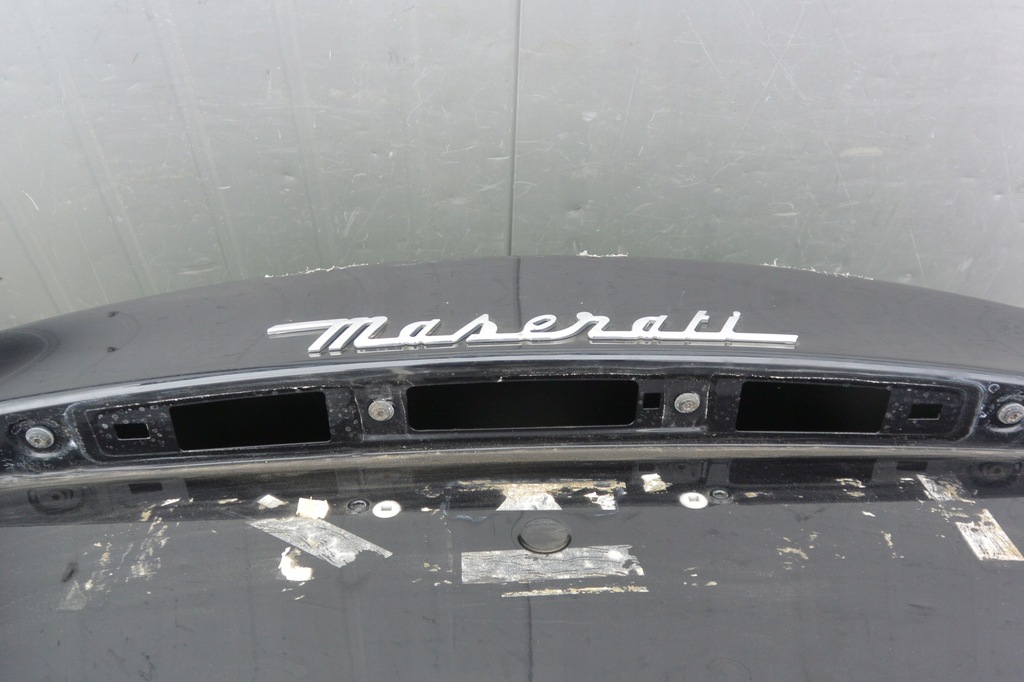 фото №14, Maserati quattroporte vi крышка багажника багажника nero 13-