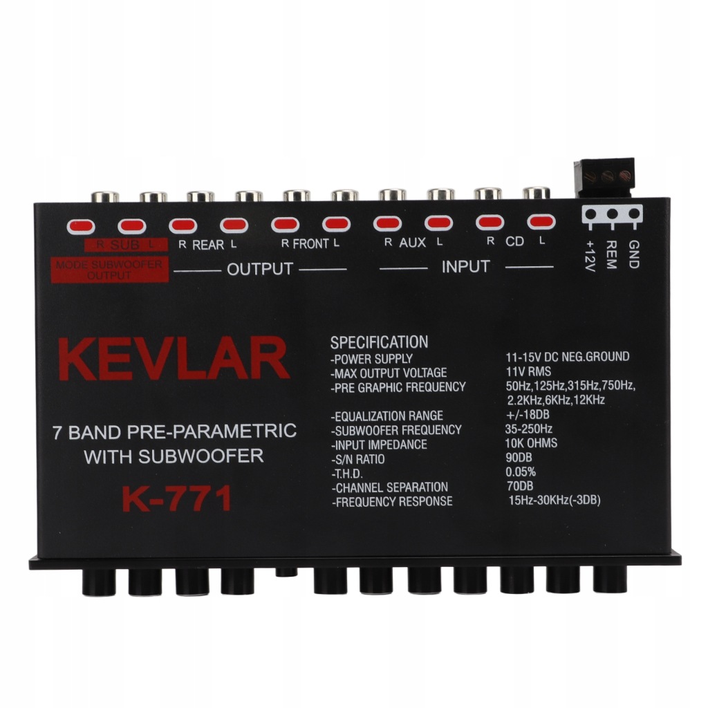 Graficzny коректор автомобільний аудіо універсальний Оригінал