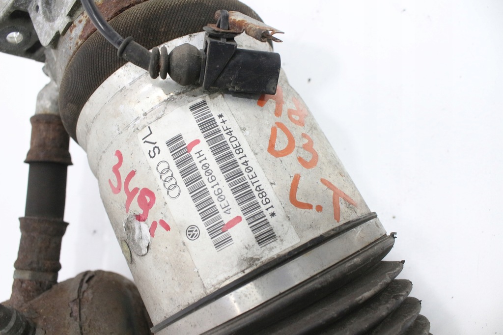 фото №10, Пневмоподушка амортизатор лівий задня audi a8 d3 4e0616001h