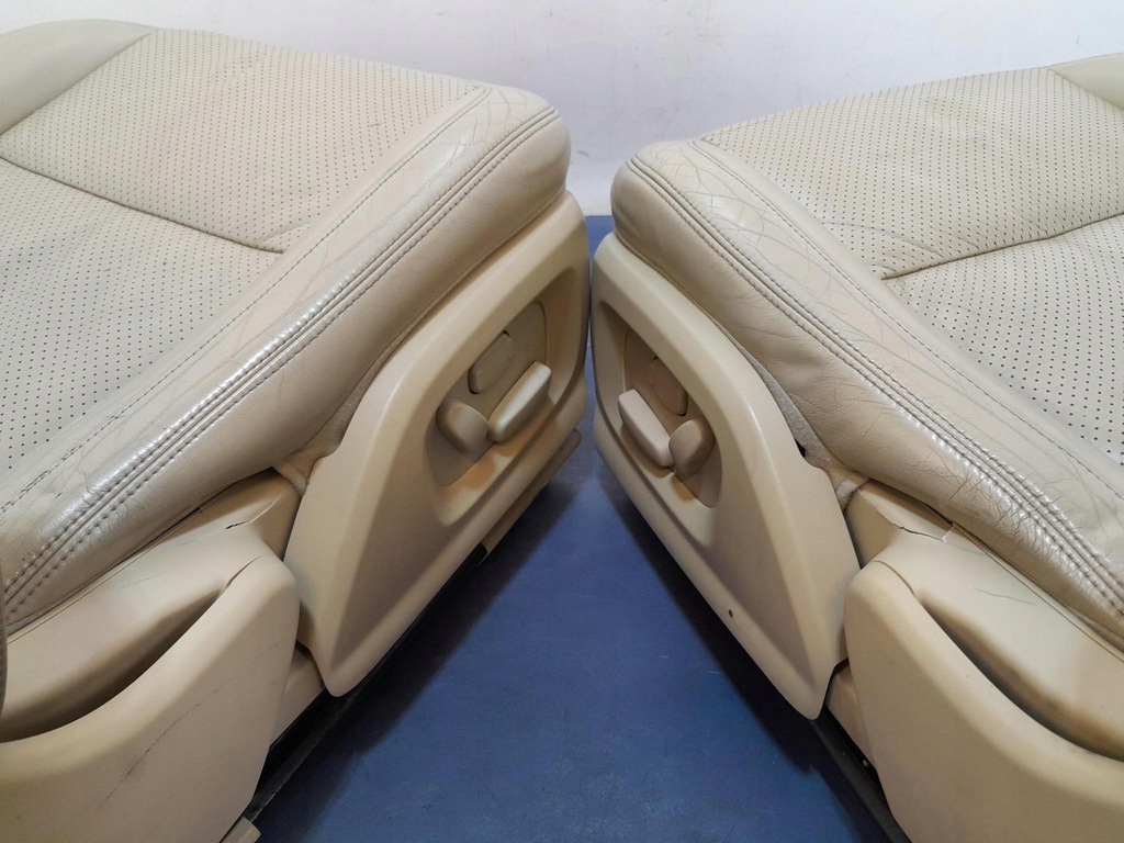 фото №11, Jaguar xf i x250 сиденья комплект обшивки кожа