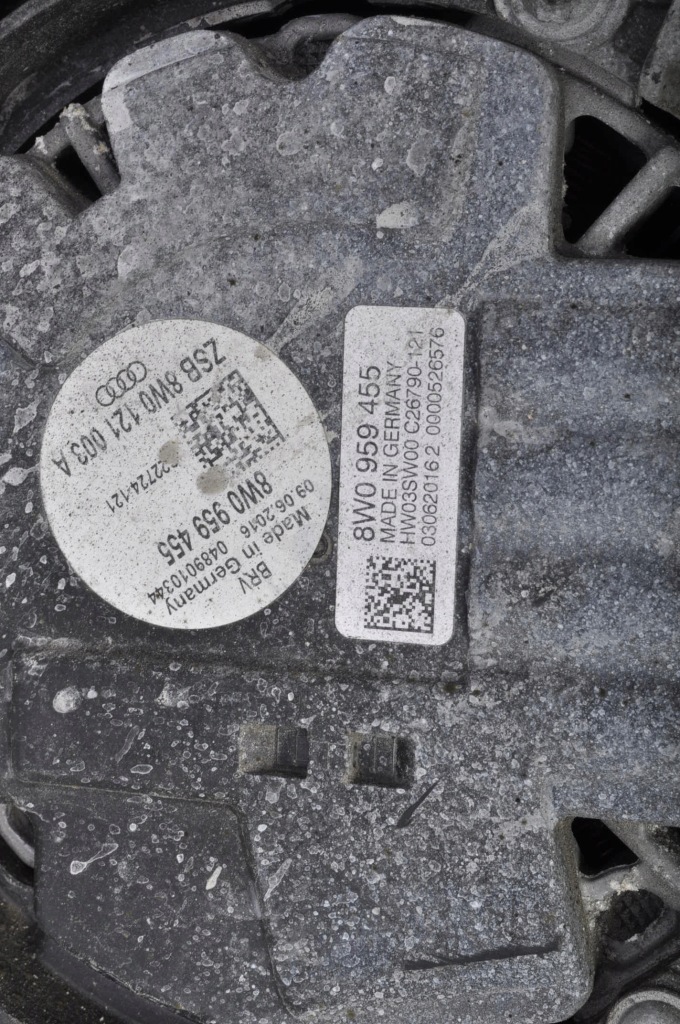 Audi a4 b9 2.0 tdi вентилятор радиатора 8w0121207 с Разборки