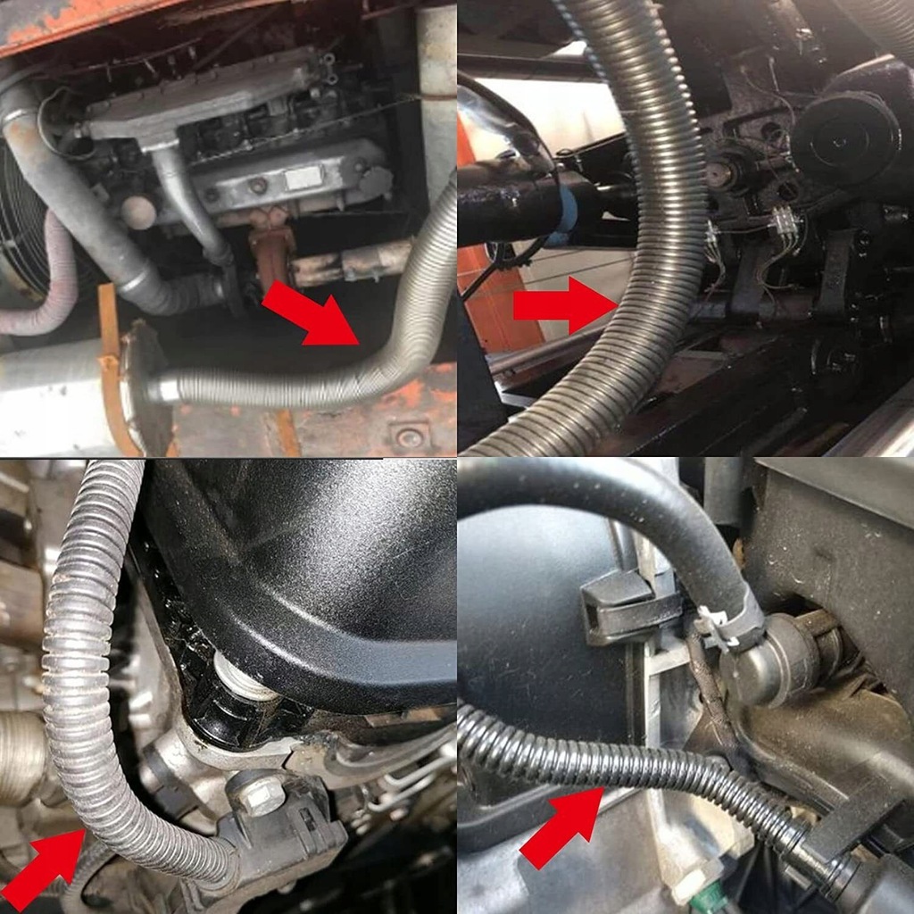 фото №9, Wąż випускний do автомобіля труба обігрівача повітря труба вихлопна 2,5 cm