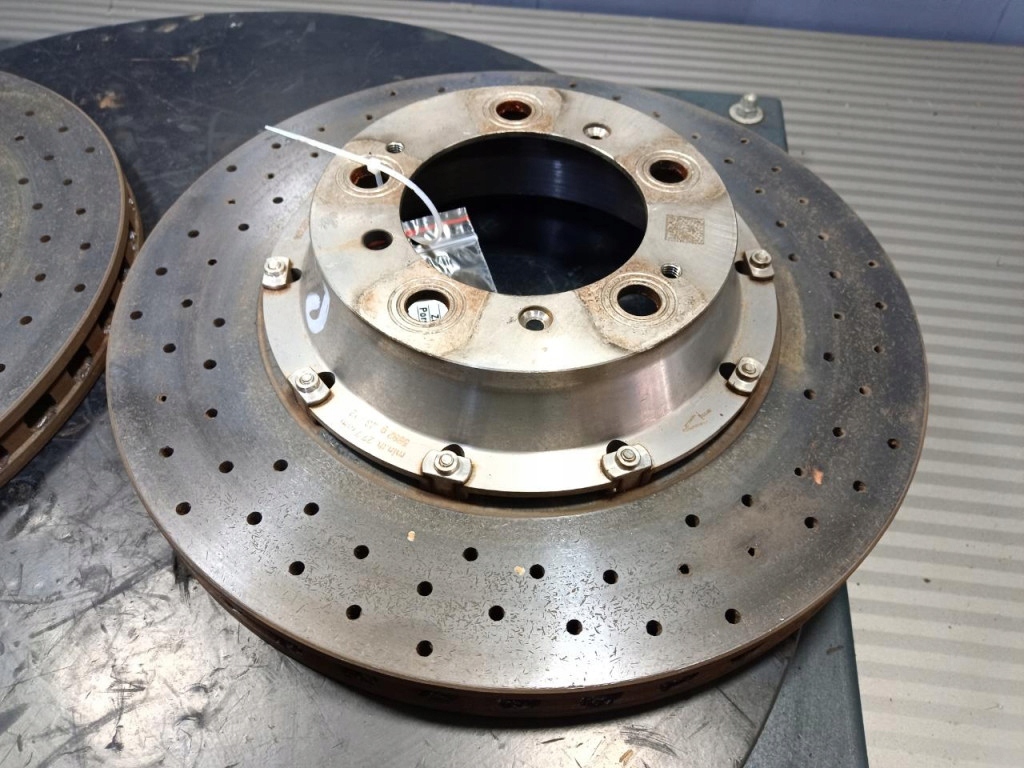 фото №4, Porsche panamera 970 ceramika задняя тормозные диски суппорты kpl