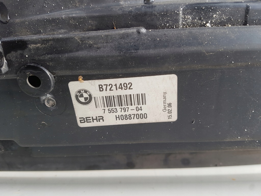 фото №7, Bmw 6 e63 e64 3.0 i b pas передний радиатор