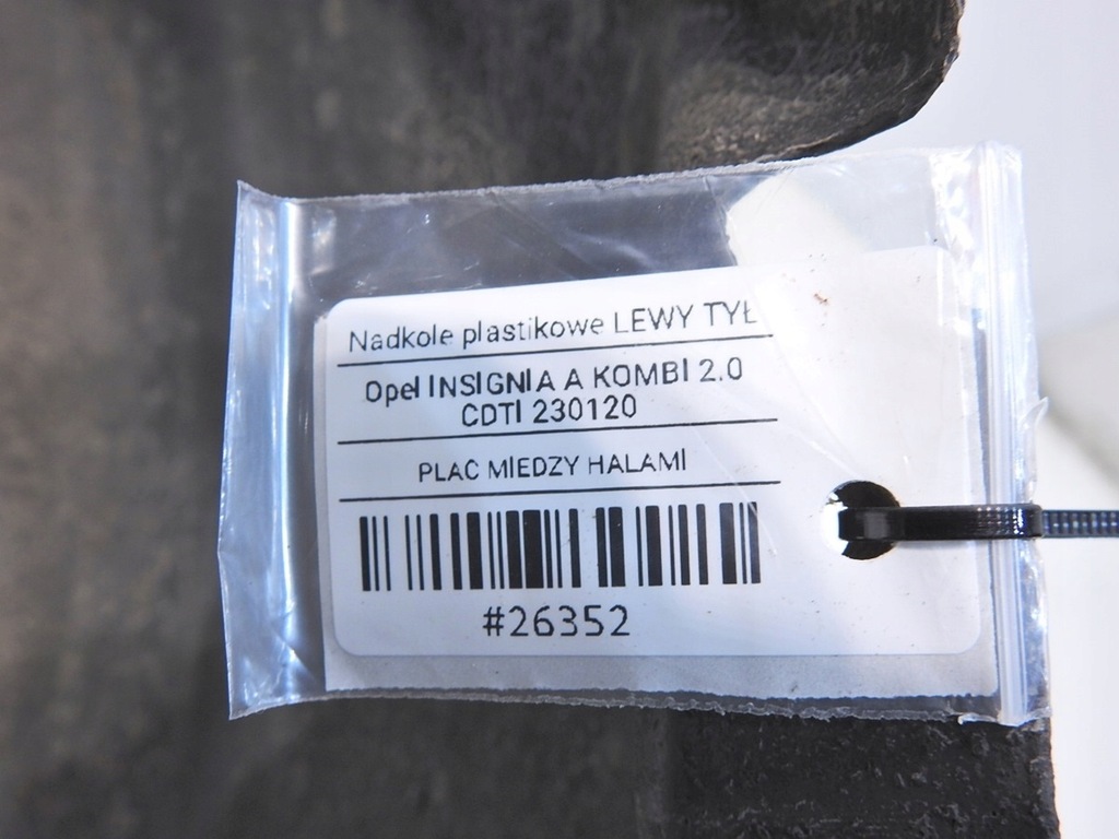 фото №3, Подкрылок левый задняя opel insignia a kombi