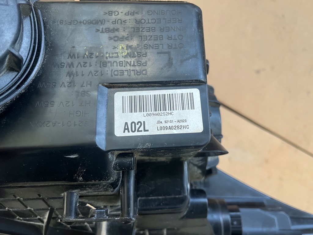 фото №9, Kia ceed 2 ii ліва лампа перед лінза led 12-18