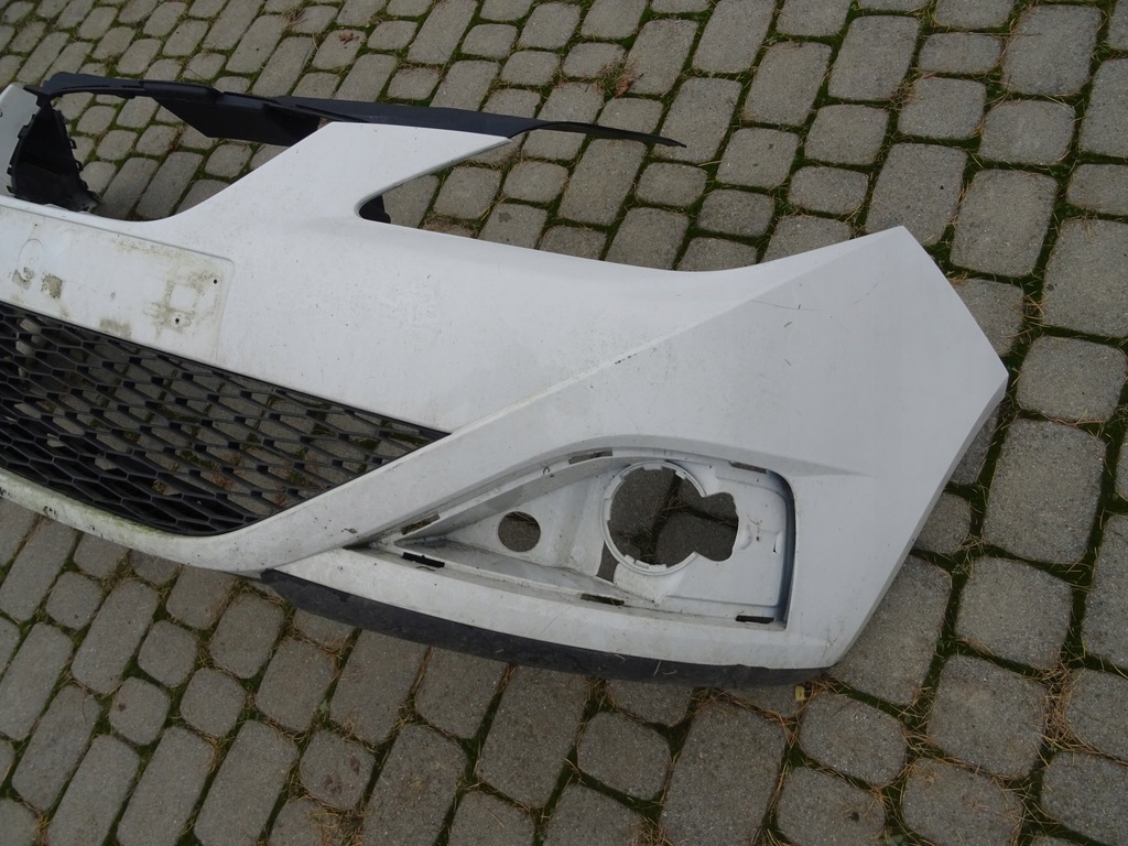 фото №6, Seat ibiza iv 08-12 бампер передний белый спойлер