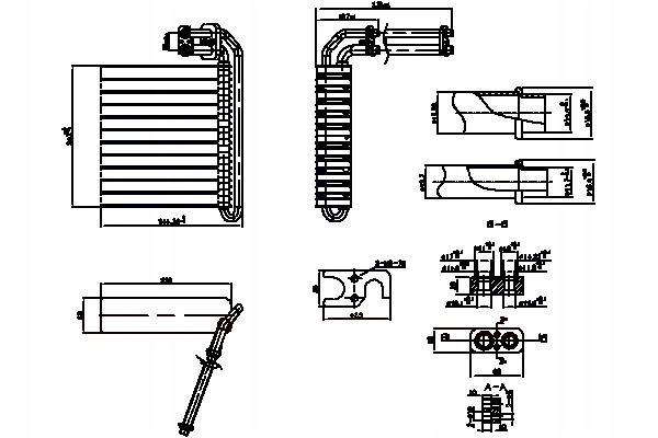 фото №14, Испаритель кондиционера nissens 92332 1376926 ford