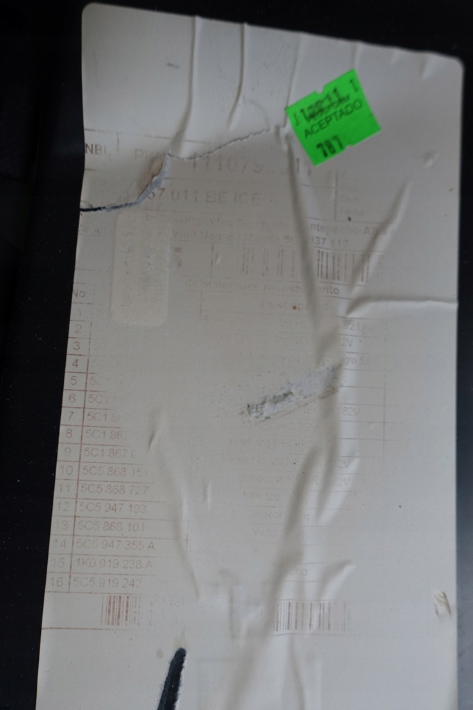 фото №9, Vw beetle 5c оббивка обшивка двері ambiente перед задня комплект лівий правий