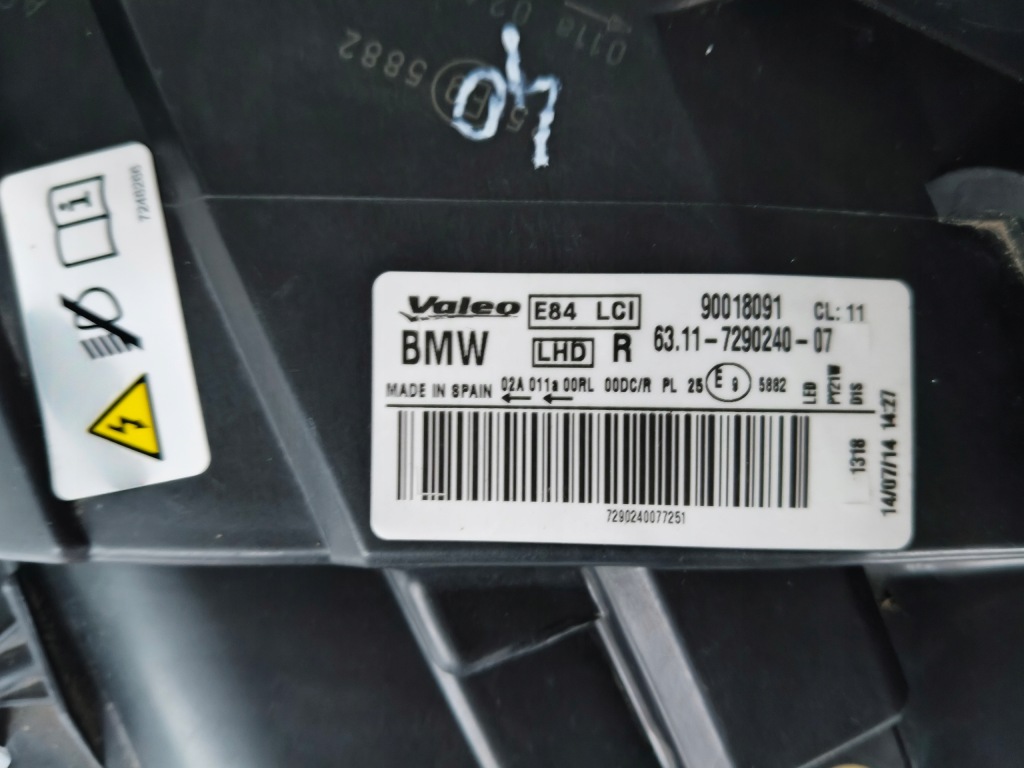 Купити Фара правий фара bmw x1 e84 12- рестайлінг  ксенон led