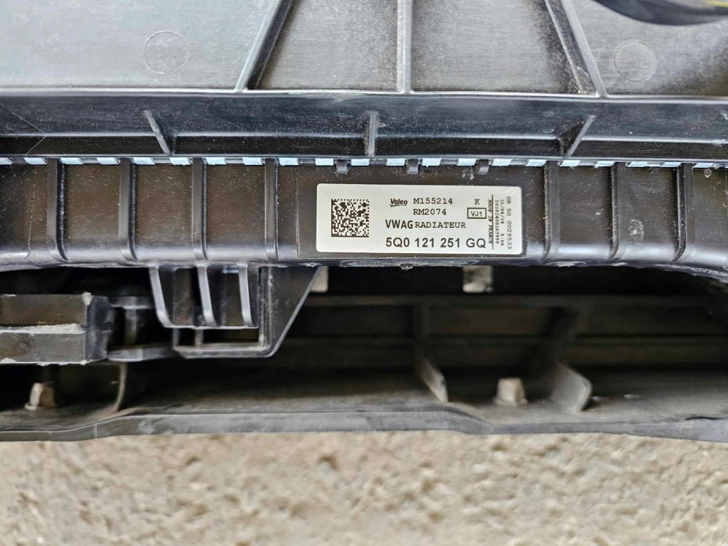 Комплект радиатор вентилятор ремень передний усилитель skoda octavia iv 4 Оригинал