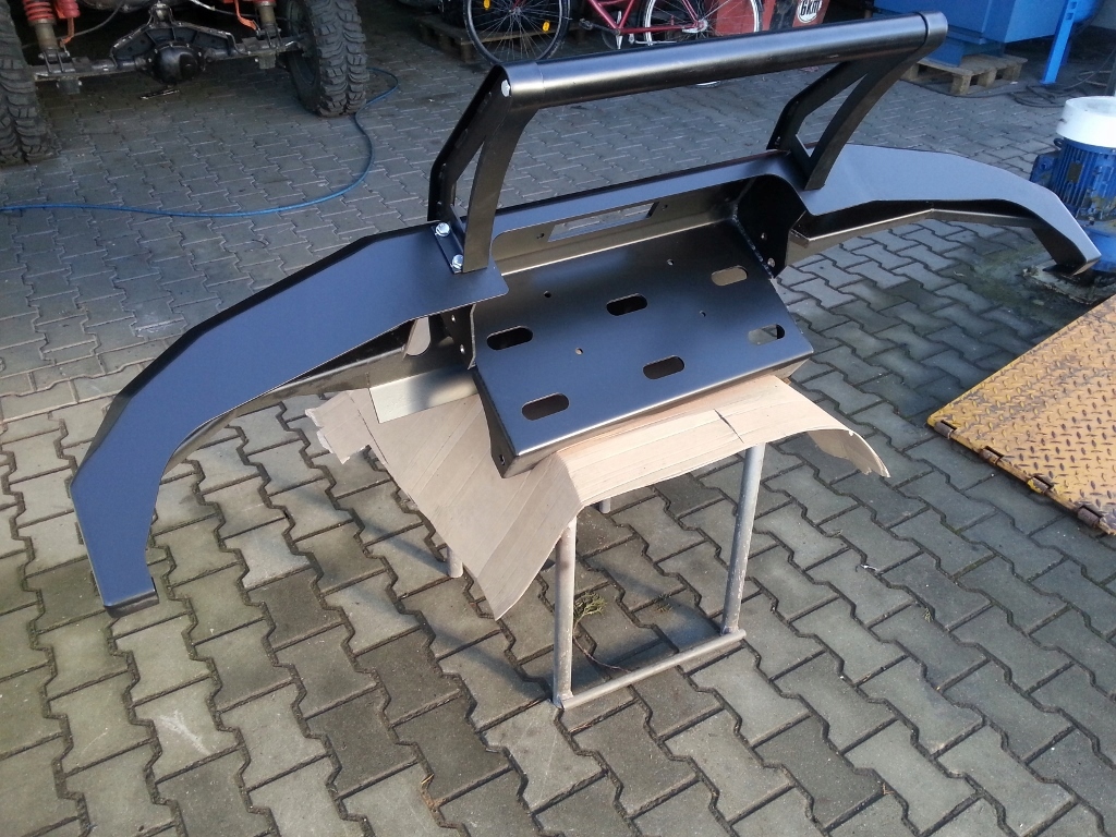 фото №8, Бампер стальной перед передний pajero 2 ii подъемник fv