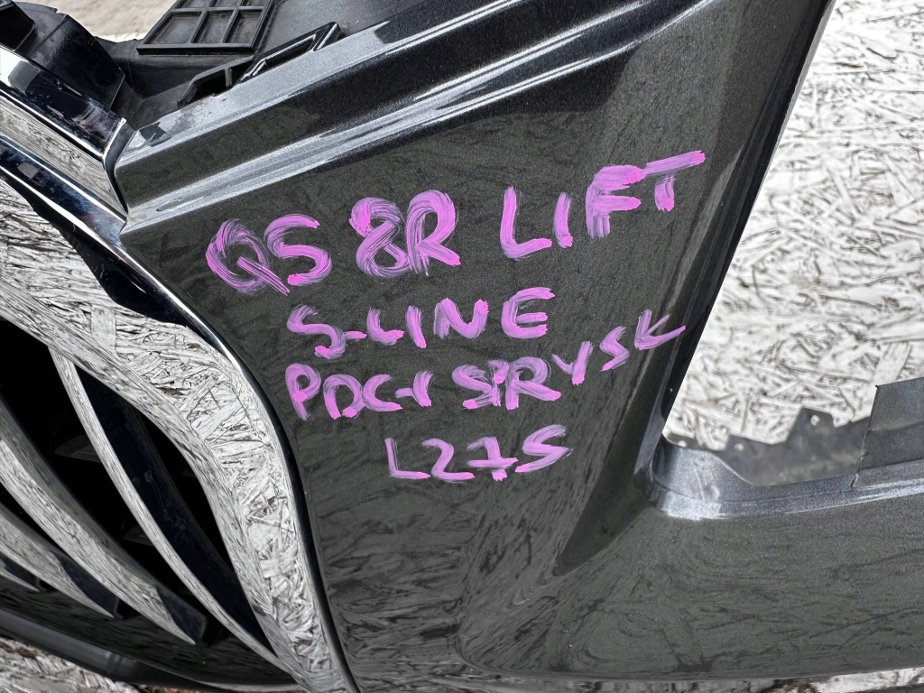 Q5 8r рестайлінг  s-line бампер перед передній szary lz7s pdc + sprysk Ціна