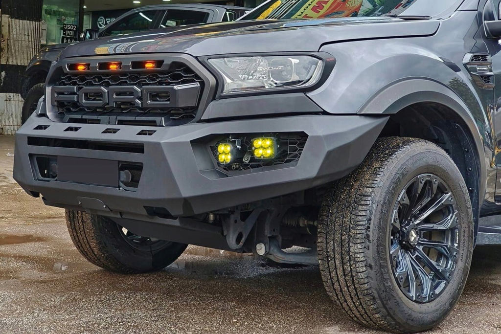 фото №4, Ford ranger t7 2016-2018 бампер передний с led