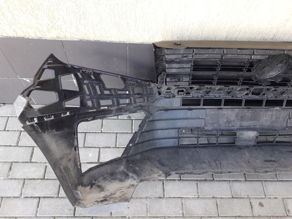 фото №12, Vw crafter 2 ii 16- бампер передний перед + решётка радиатора 7c0807221a