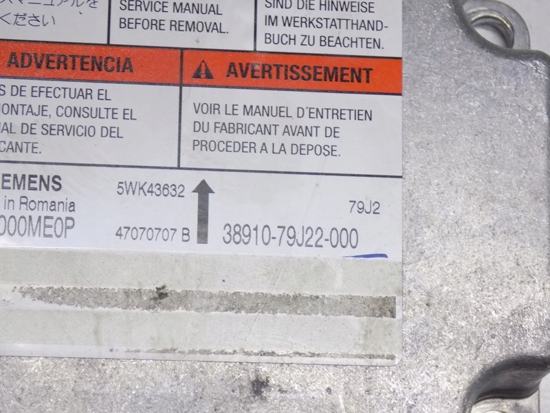 фото №10, Suzuki sx-4 sx4 09 модуль подушок 38910-79j22