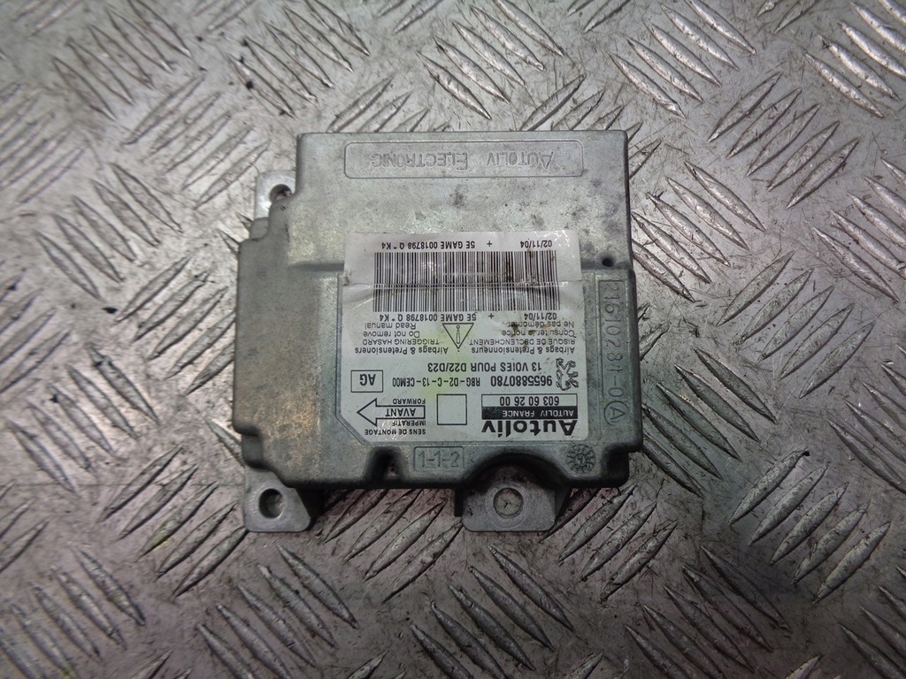 фото №1, Датчик подушка безопасности peugeot 407 sw 9655880780