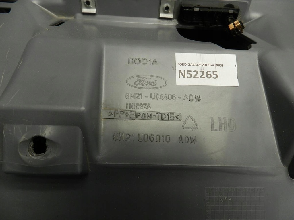 фото №6, Ford galaxy mk3 бардачок пассажира 6m21u04406a