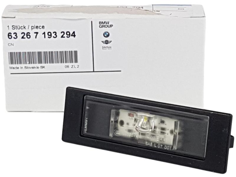 фото №10, Оригинал лампа номерного знака регистрационный bmw 7193294