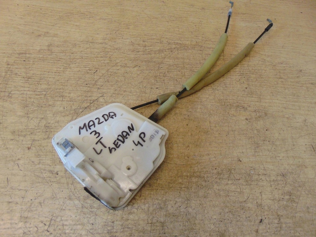 фото №1, Замок двері лівий задня mazda 3 bl 4pin europa
