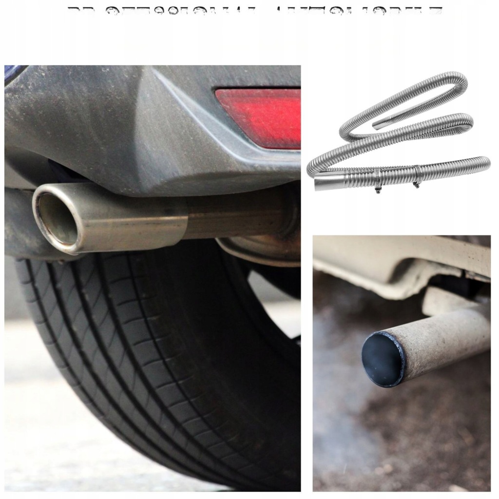 1 szt. труба вихлопна до автомобіля з нержавіюча сталь нержавіючої - легкий монтаж Ціна