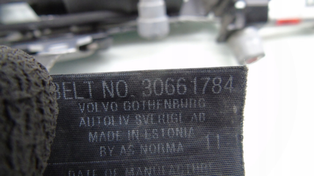 фото №5, Pas безпеки правий лівий перед volvo v50 s40 ii комплект