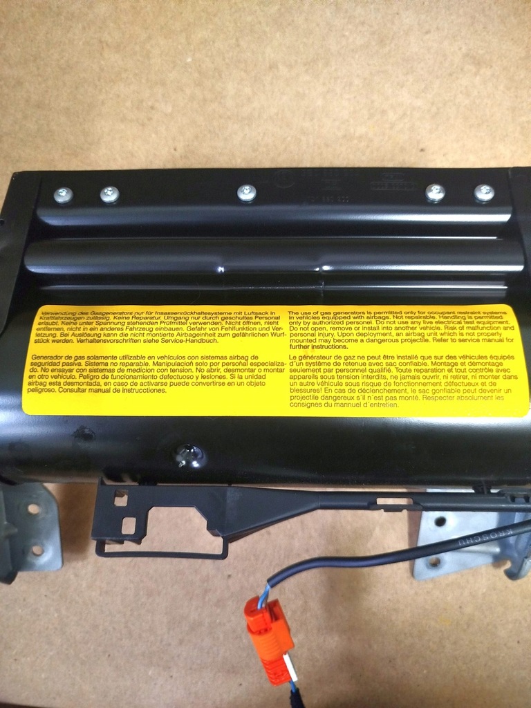 фото №5, Подушка воздушная пассажира подушка безопасности правый volkswagen passat b5 3b0880204a