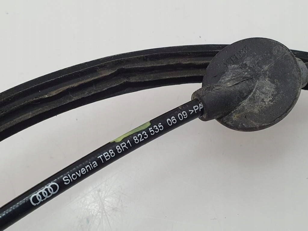 фото №12, Audi q5 комплект ручка + трос замка крышки передней / капот 8r1823535