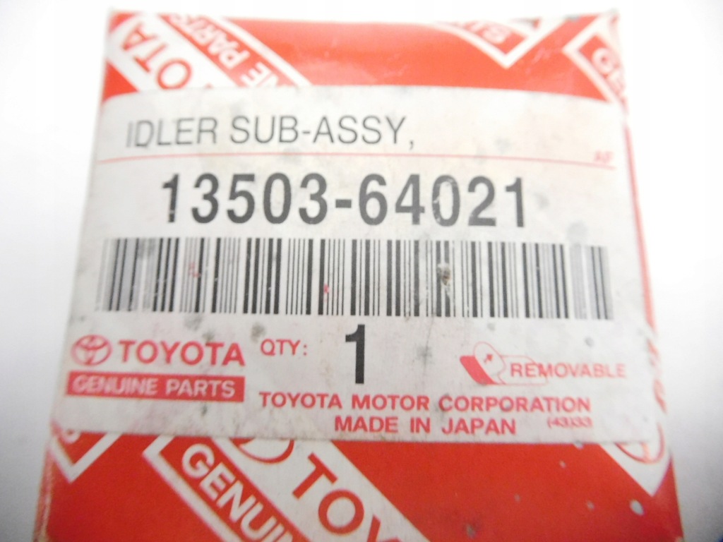 фото №7, Ролик натяжителя ремень распределительного вала toyota 13503-64021