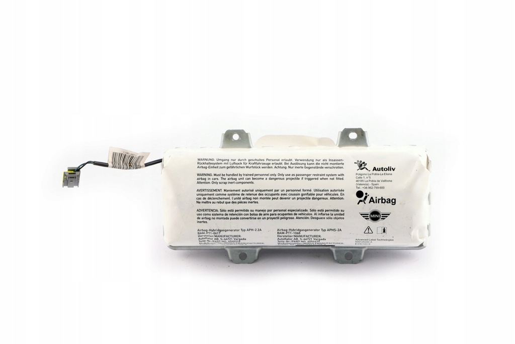 фото №1, Mini r55 r56 r57 подушка воздушная пассажира подушка безопасности 2755735