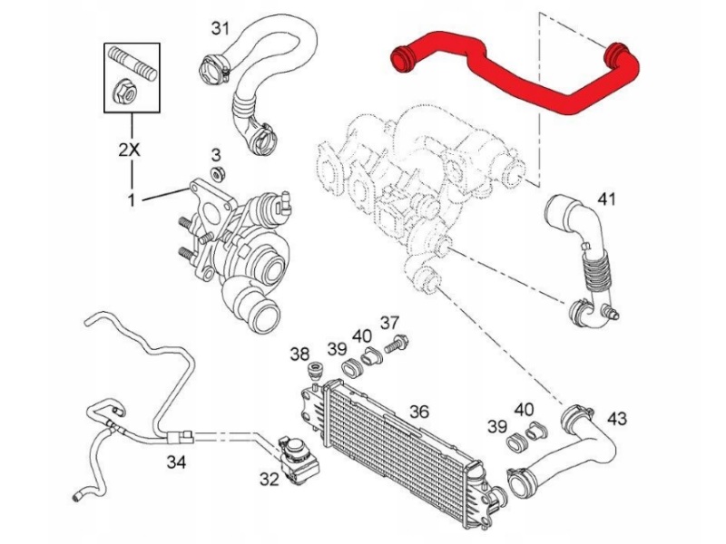 фото №3, Nissan primastar 1.9 dci труба інтеркулер turbo