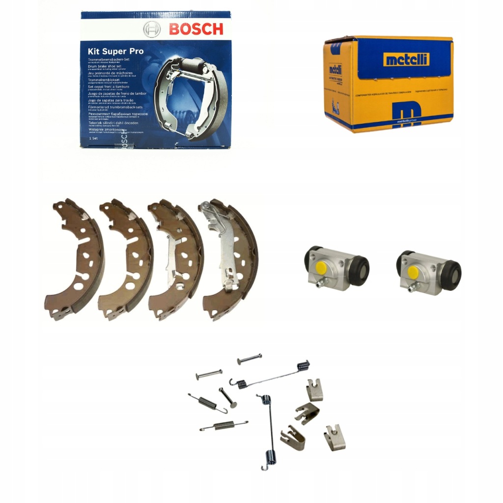 фото №1, Тормозные колодки тормозные + пружины цилиндрики fiat grande punto punto evo