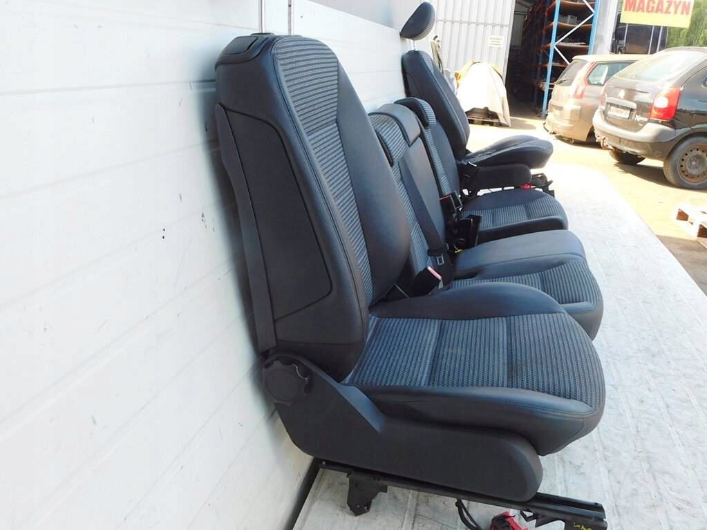 фото №9, Mercedes a w169 3d салон сиденья заднее сиденье kpl