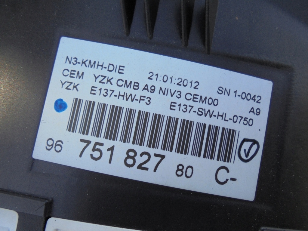 фото №9, Счетчик приборы europa peugeot 208 i 9678558780 9675182780