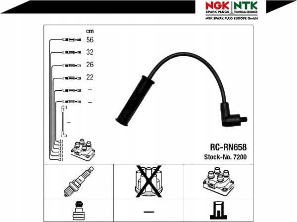 фото №3, Набір трубопровід запалювання ngk 7200