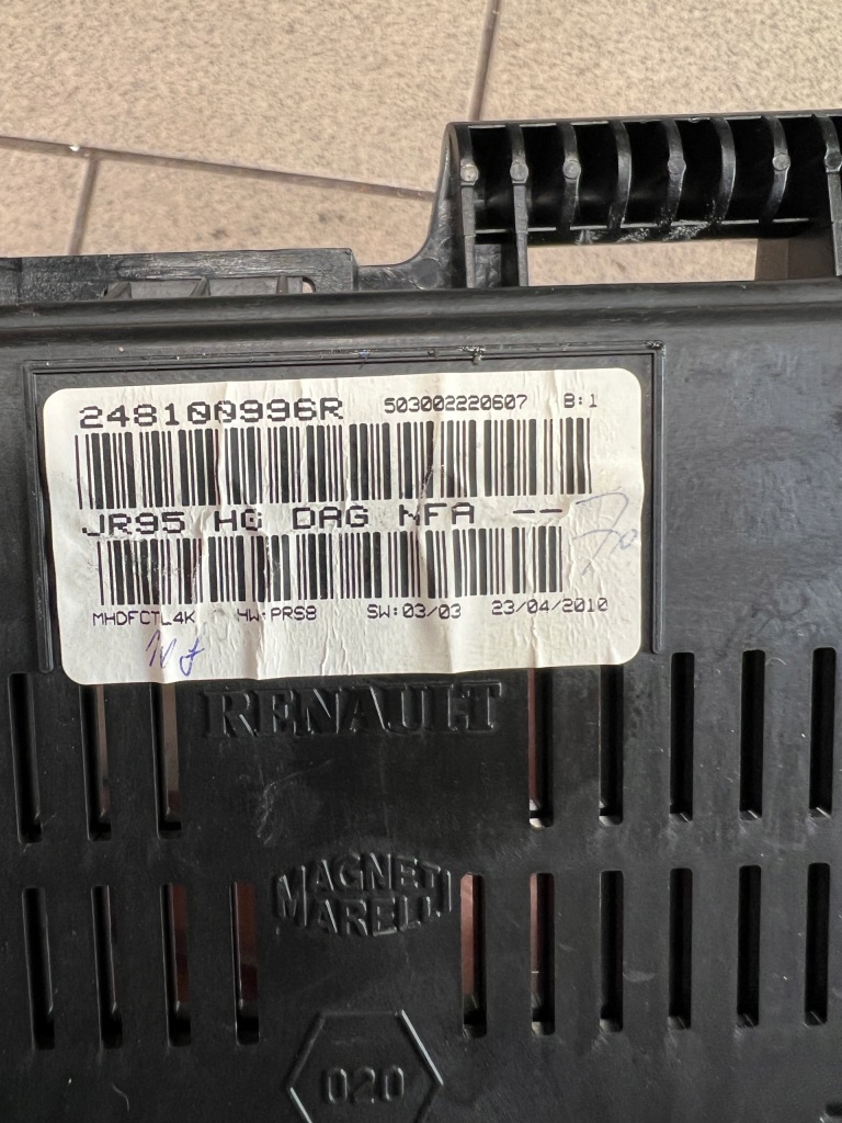 фото №3, Лічильник приладова панель scenic 3 iii renault 248100996r