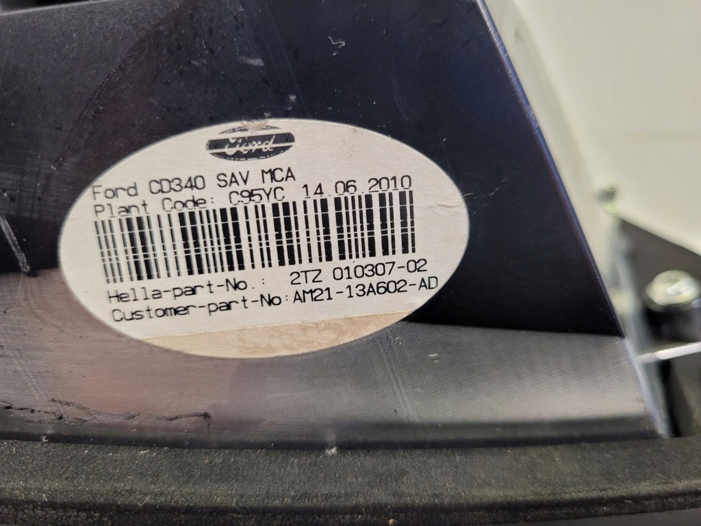 фото №7, Лампа задняя w крышка правая сторона ford s-max 2 2015 am21-13a602-ad