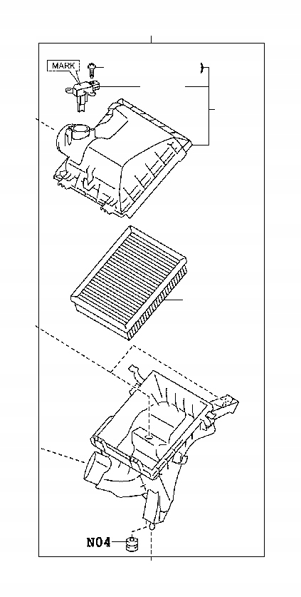Елемент  фільтра повітря toyota rav4 prius v prius lexus ct 200h nx 300h Оригінал