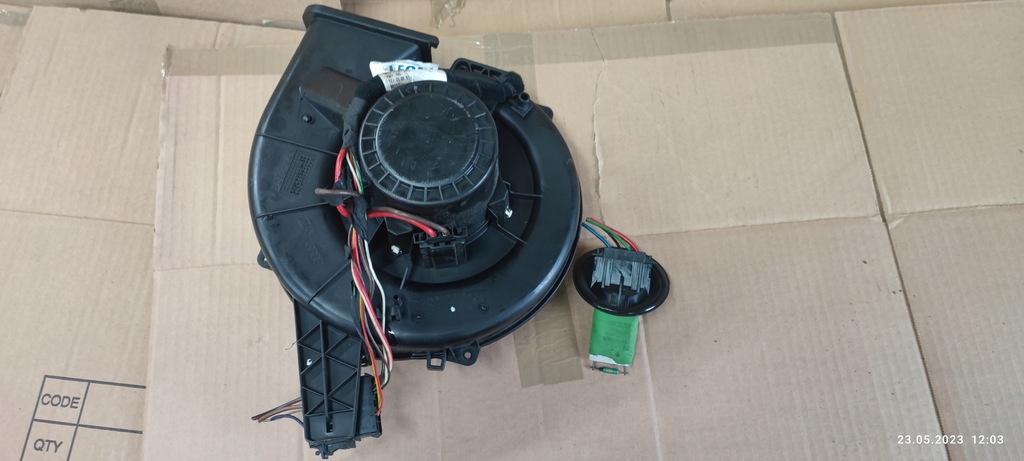 фото №1, Vw fox вентилятор обдув воздуходувка + резистор