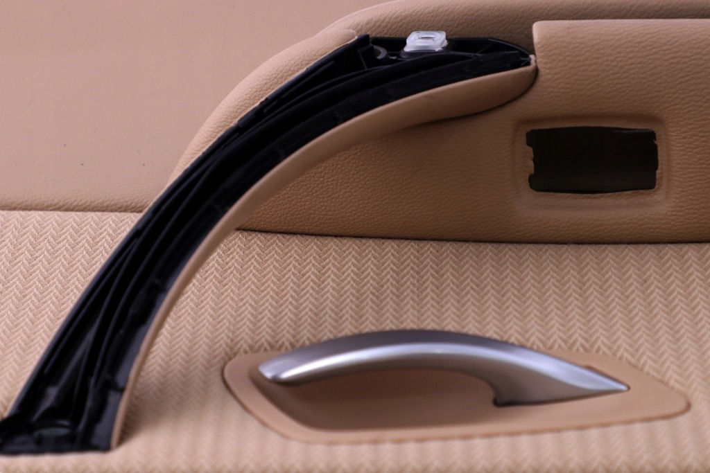 фото №11, Bmw e90 lci обшивка панель двері лівий задня beż